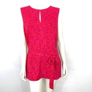 Ann Taylor Floral Sleeveless Blouse Stretch...BOGO